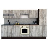 Bucatarie MARINA NEW 290 4A1 Wenge / Decor K084